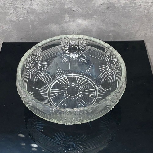 Vintage pressed glass trinket - vintage,