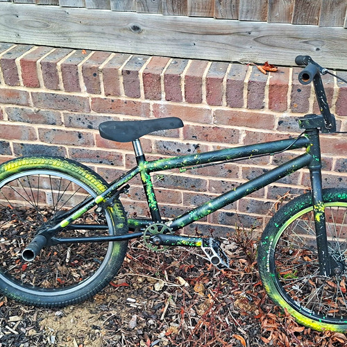 Mongoose bmx bike - bmx, black/green