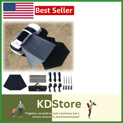 Spacious black car awning - spacious,