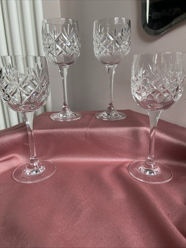 Vintage bohemia crystal wine - bohemia,