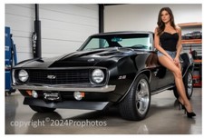 Black 1969 Camaro Z/28 Artists