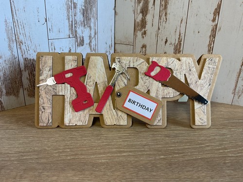 Tools diy birthday card 3d - diy,