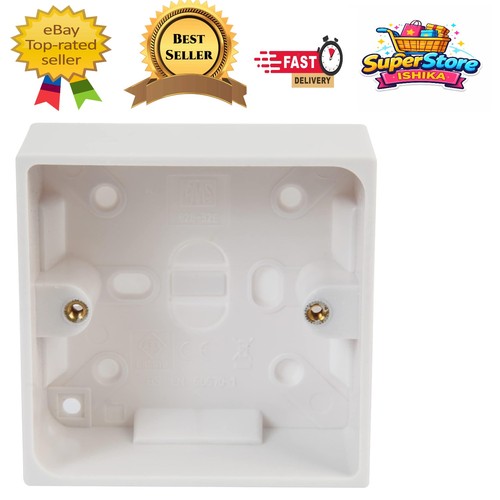 Gang white surface mount - 1-gang,