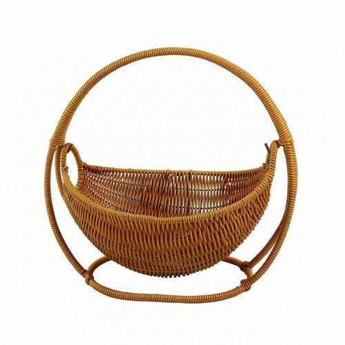 Rattan cat bed stylish - cat,