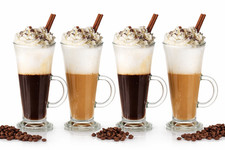 Latte coffee glasses - x,