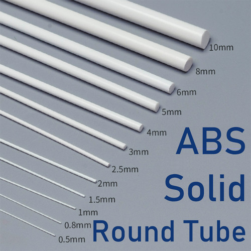 250mm solid abs - 250mm, round