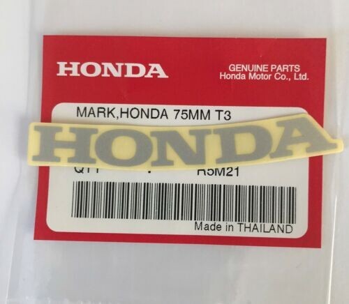 Honda mark 75mm silver decal - mark,