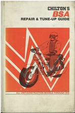 BSA A65L/T/FS A75 B25/SS B44