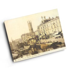 A6 PRINT - Vintage Bristol - Bristol. Floating Harbour and Broad Quay (ac)