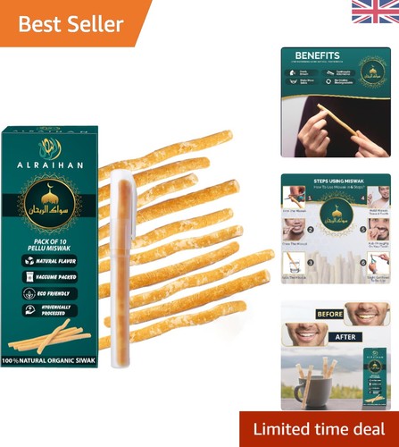 Chemical free miswak wooden - chemical-free,