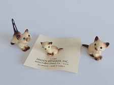Hagen Renaker Miniature Siamese cats 1989 Excellent condition