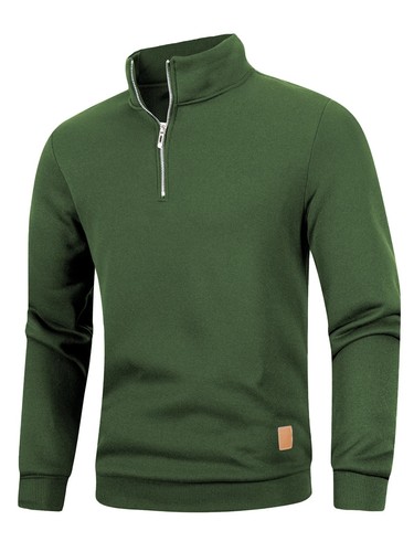 Men quarter zip - up, fit