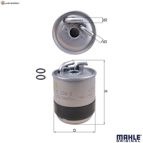 Fuel filter 228 - 228/2d, for
