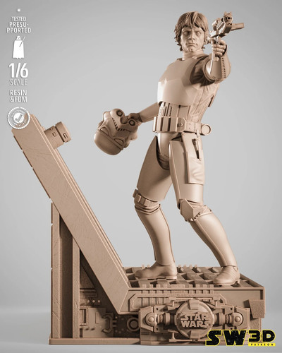 Printed 16k resin luke - 16k,