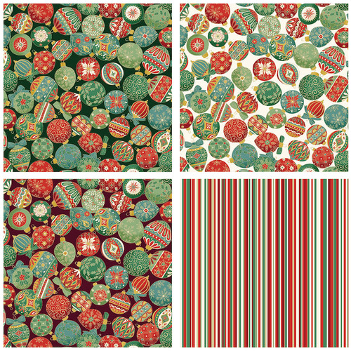 Adorn christmas cotton fabric - christmas,