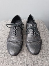 Dune black leather brogues