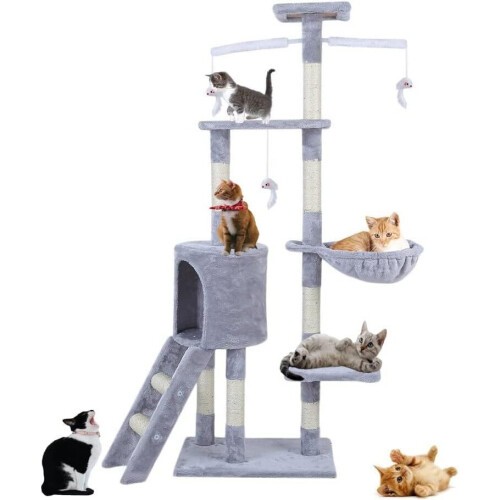 Large cat tree multilevel - tree,