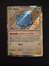 Ditto 201/091 Shiny Holo Card SV Paldean Fates