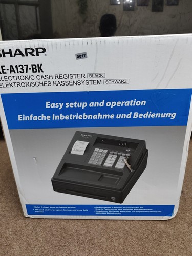 Sharp a137 electronic cash - sharp, xe-a137