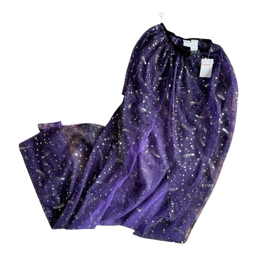 Purple tulle star cloak - star, cape