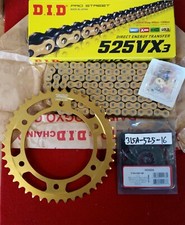 Honda CBR1000RR 17-23 525 DID VX Chain & Renthal / Talon Sprocket Kit. 16/44T
