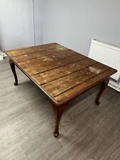 Large Rustic Dining Table Kitchen Room Furniture 4-6 Seater old Wooden table 