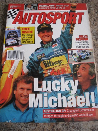 Autosport nov 1994 hill - autosport, hill's