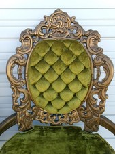 2 Ornate Pair Chairs Lounge