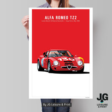 Alfa Romeo TZ2 Poster Print