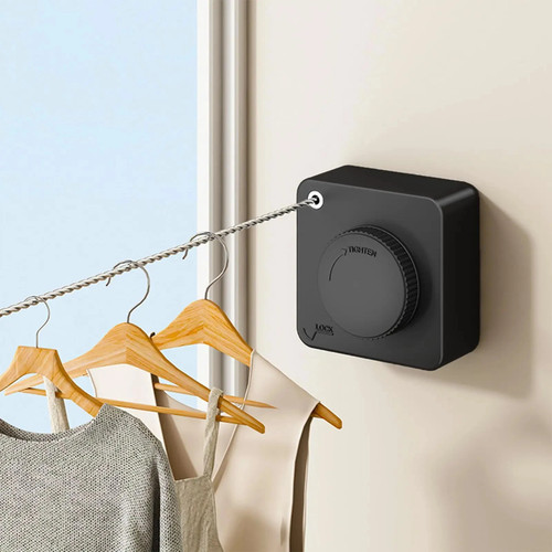 Retractable clothesline 1ft - retractable, 15.1ft