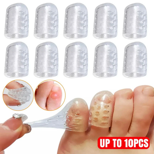Silicone gel toe - 5x, covers