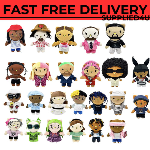 Hello kitty plush doll rapper - kitty,