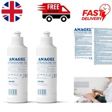 Clear 250ml Ultrasound Gel Pack of 2 - Non-irritating Fetal Doppler Essential