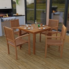 4 Seat Teak Outdoor Garden
