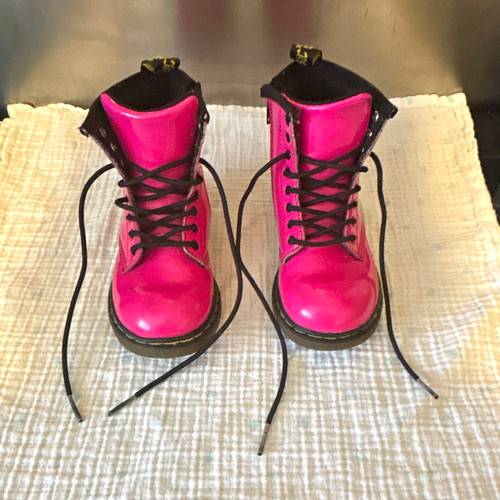 Martens girls pink - martens, pink/black