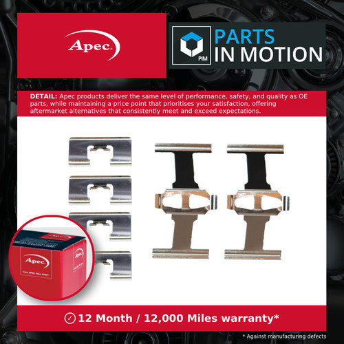 Brake pad fitting - brake, kit