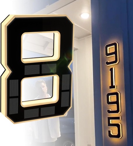 Solar led house numbers - numbers, &