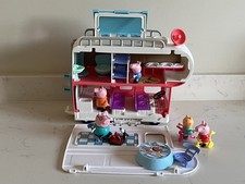 Peppa Pig Large Push Along Motorhome Camper Van Playset With Music & Sounds