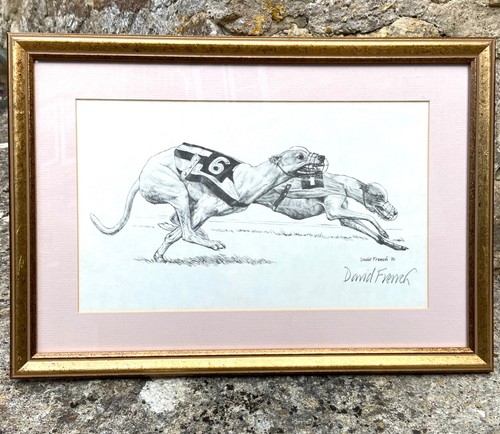Vintage greyhounds original - vintage,