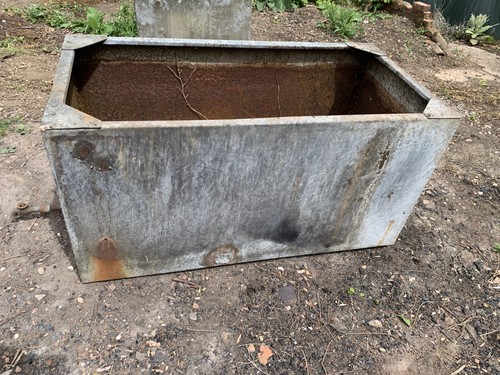 Vintage galvanised water - galvanised,