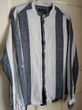 Shirt Small Grandad Collar