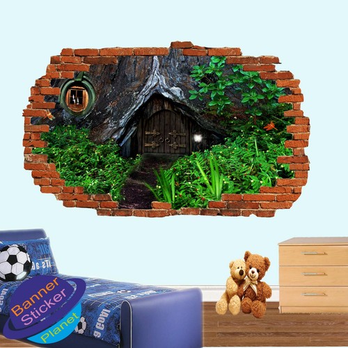Hobbit house forest 3d - forest,