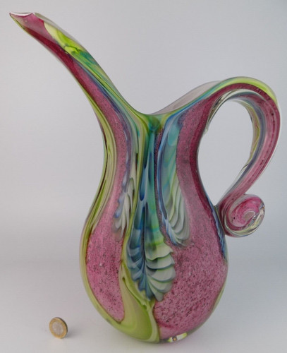 Large murano stylised pitcher - stylised,