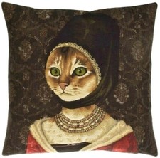 NEW CAT WITH HAT A 18" X 18"