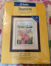 Anchor Starters Counted  Cross Stitch Kit - AK115 Tulip Garden