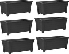 Large black plastic - 6,