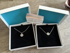 Daisy London 925 Sterling Silver Chakra Necklace And Bracelet Set