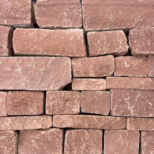 Tumbled cheshire red - red, sandstone