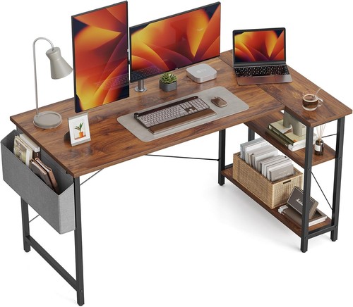 Shaped gaming desk 120x70 - l, desk,