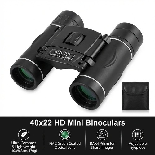 40x22 mini binoculars bak4 - 40x22,
